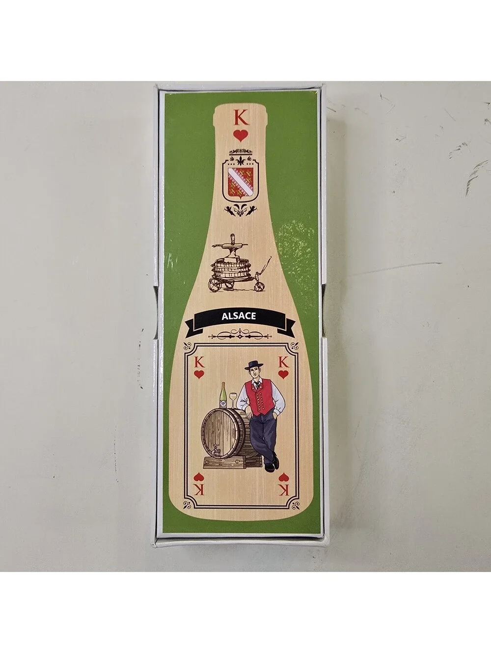 Vintage French Route Des Vins 54 Playing Card Deck, Complete New